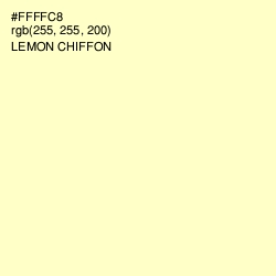 #FFFFC8 - Lemon Chiffon Color Image